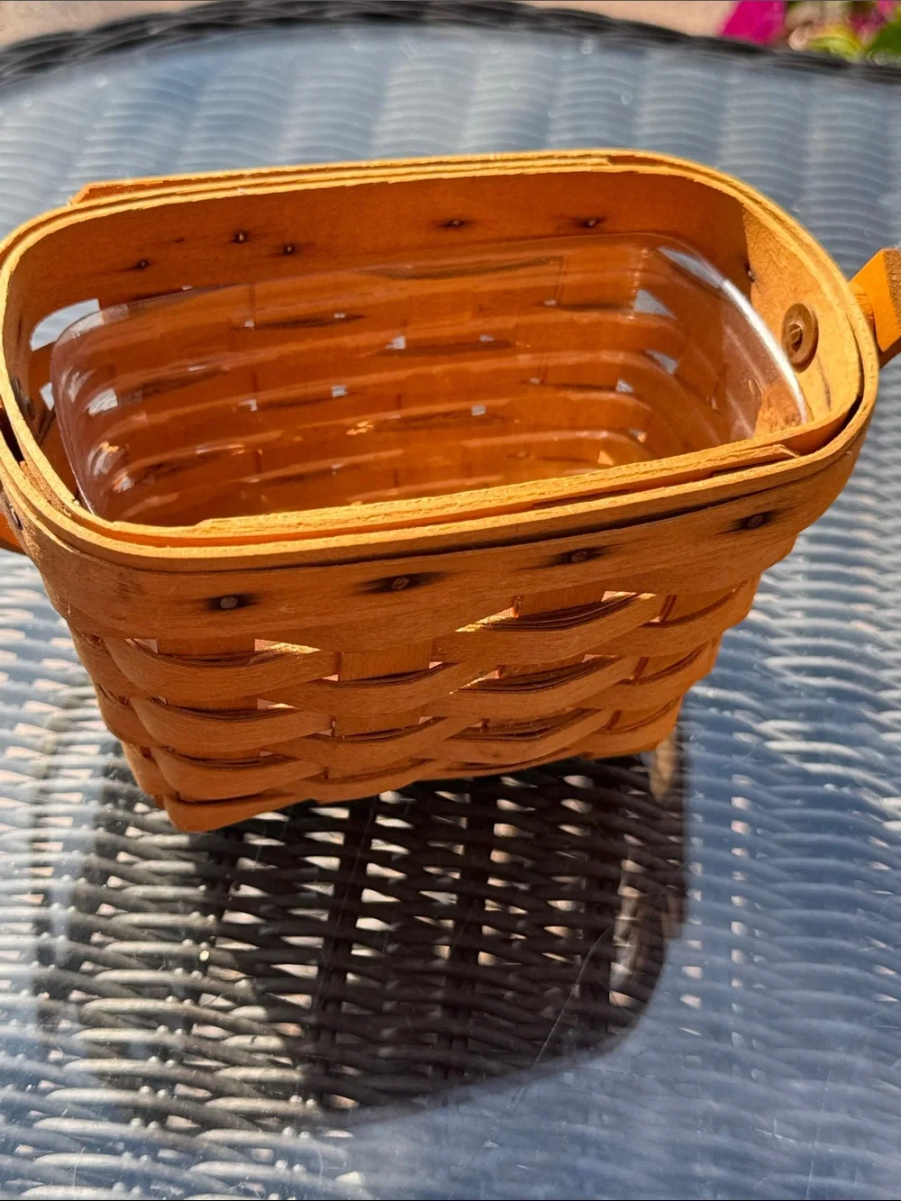 Longaberger handwoven basket